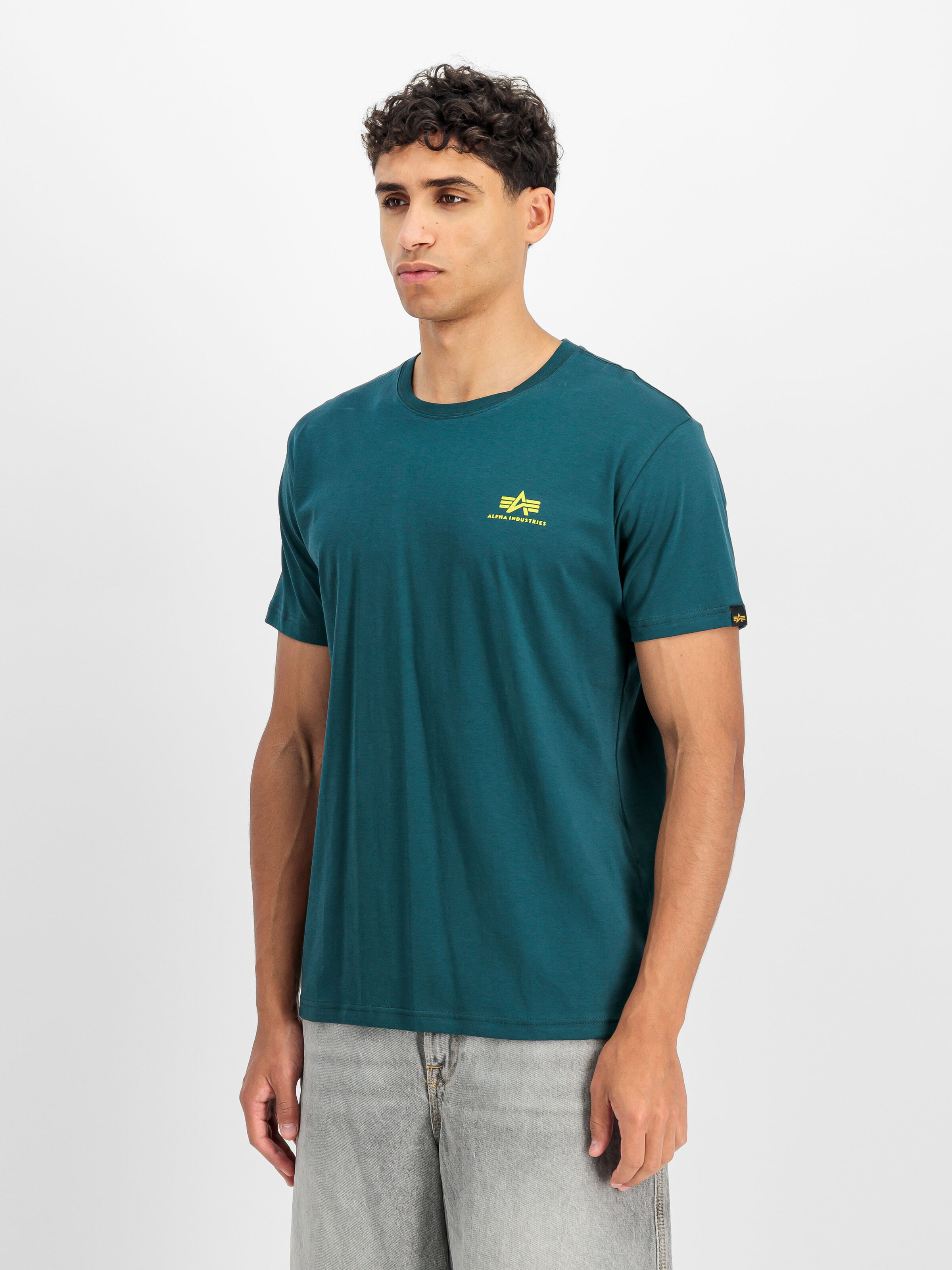 Backprint T-Shirt deep petrol 128507_609_2_model_00002_196941