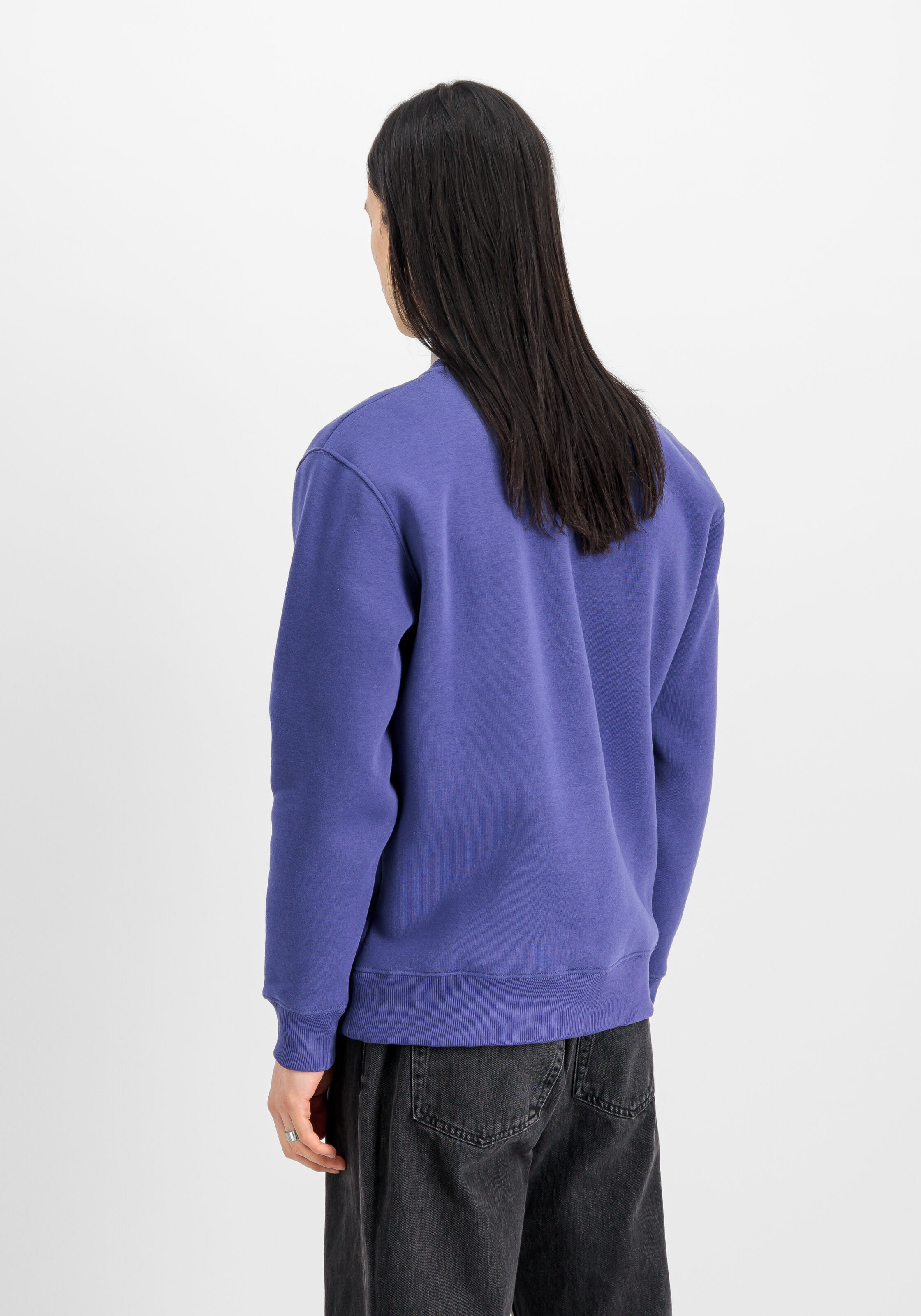 Basic Big Logo Sweatshirt night purple 178302_735_2_model_00004_146407