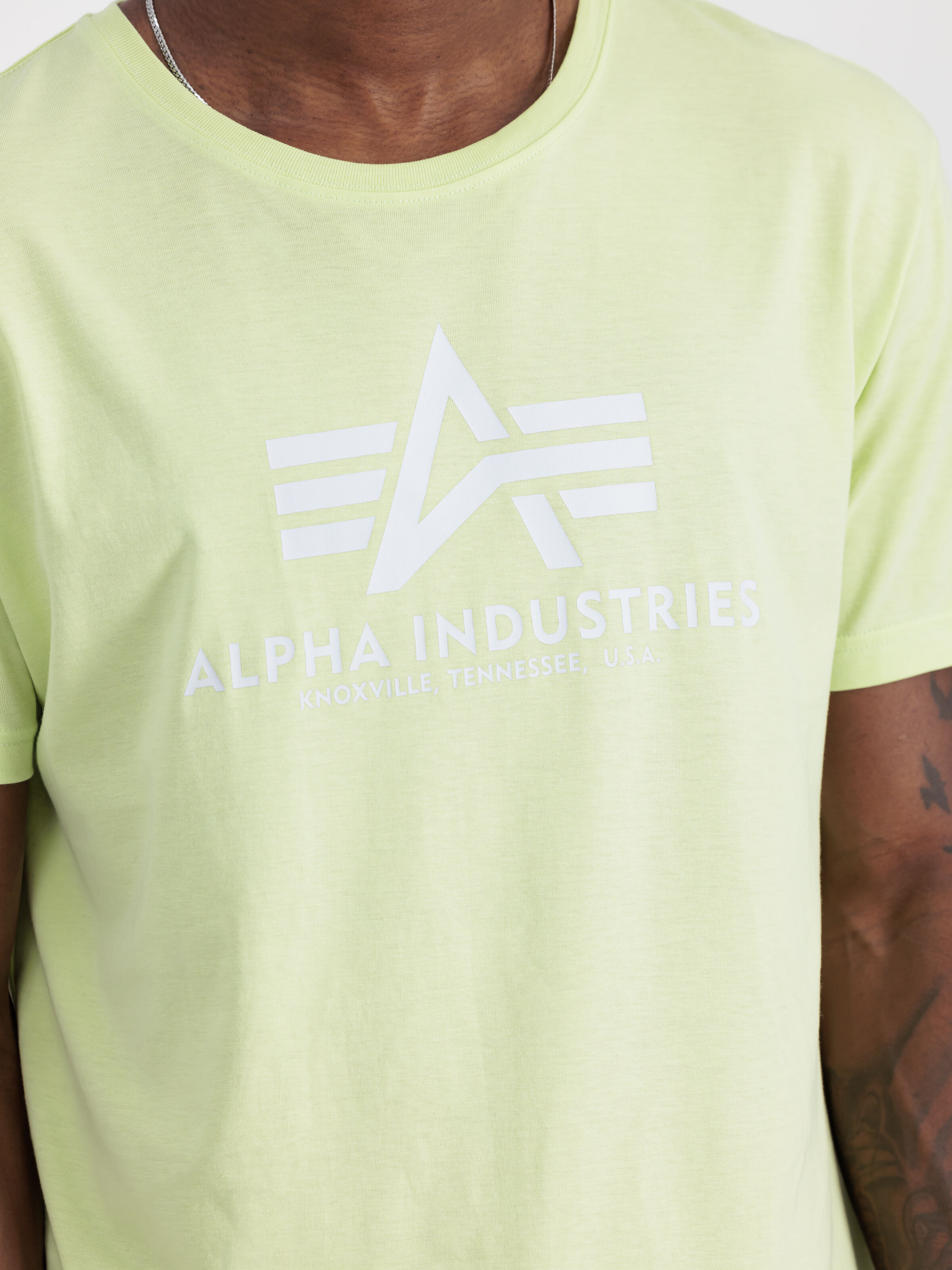 Basic Big Logo T-Shirt Arctic Lime 100501_722_3_detail_00001_97019