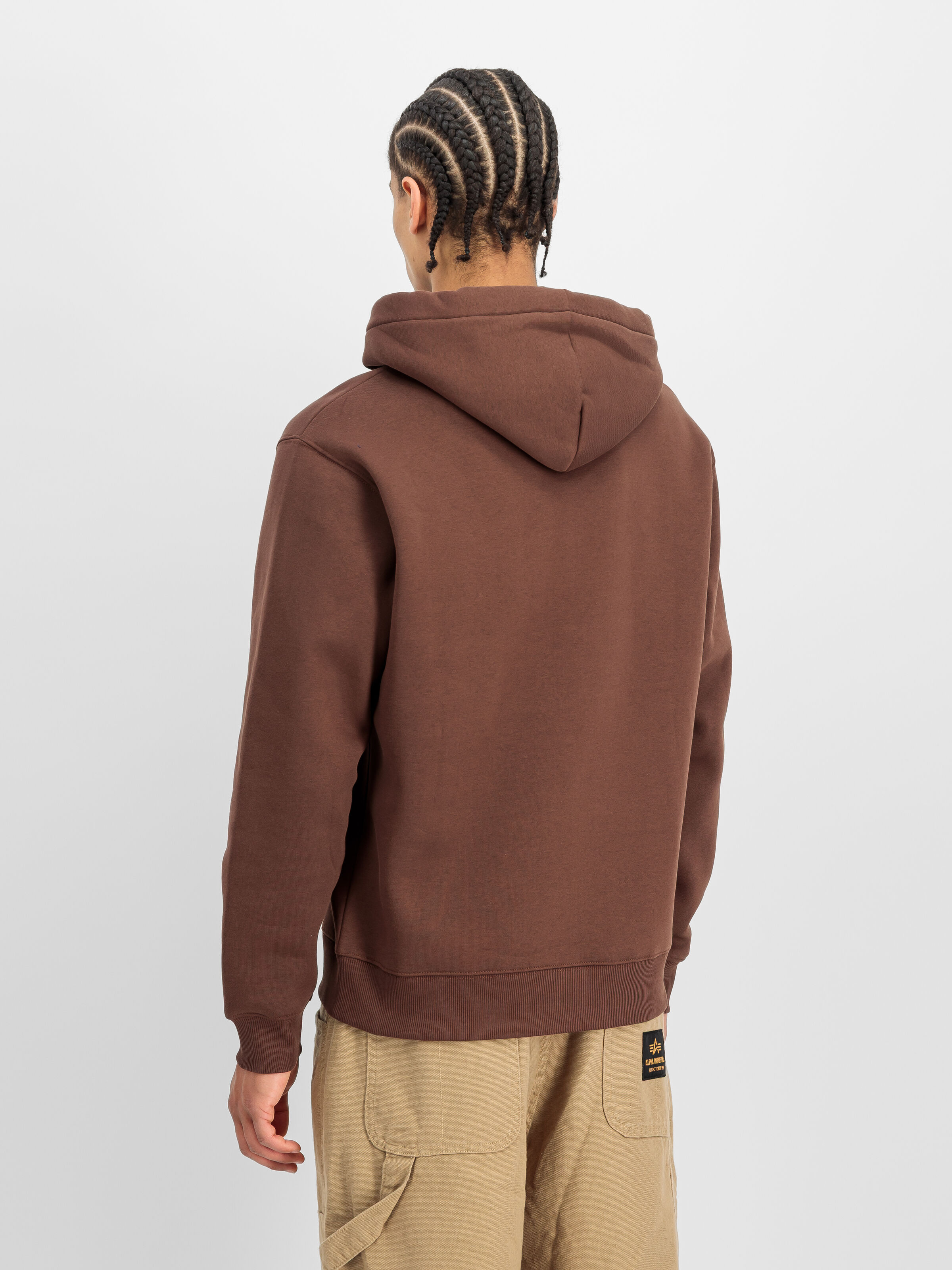 Dye To Match Alpha Hoodie powder brown 266349_204_2_model_00003_235538