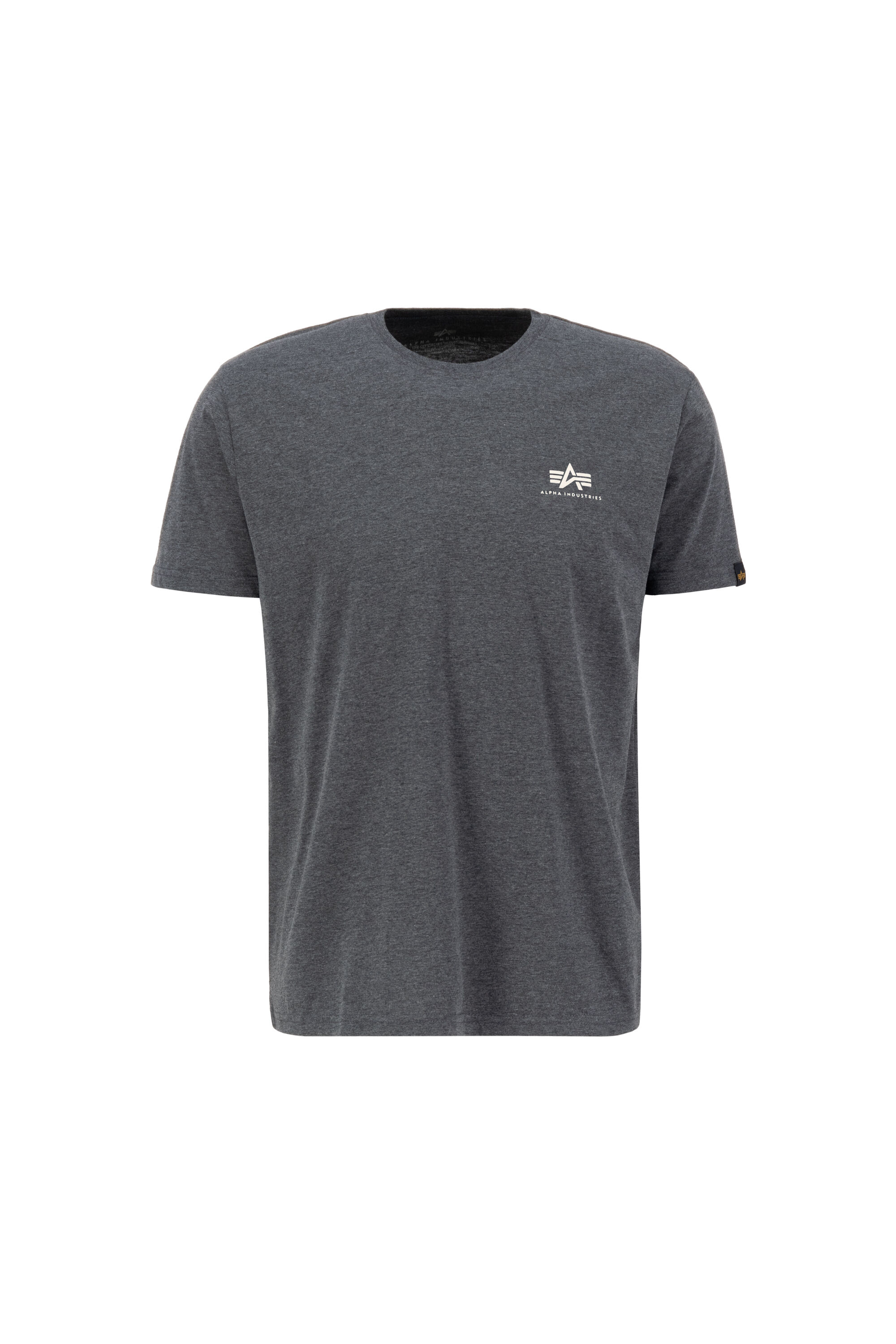 Basic Small Logo T-Shirt charcoal heather/white