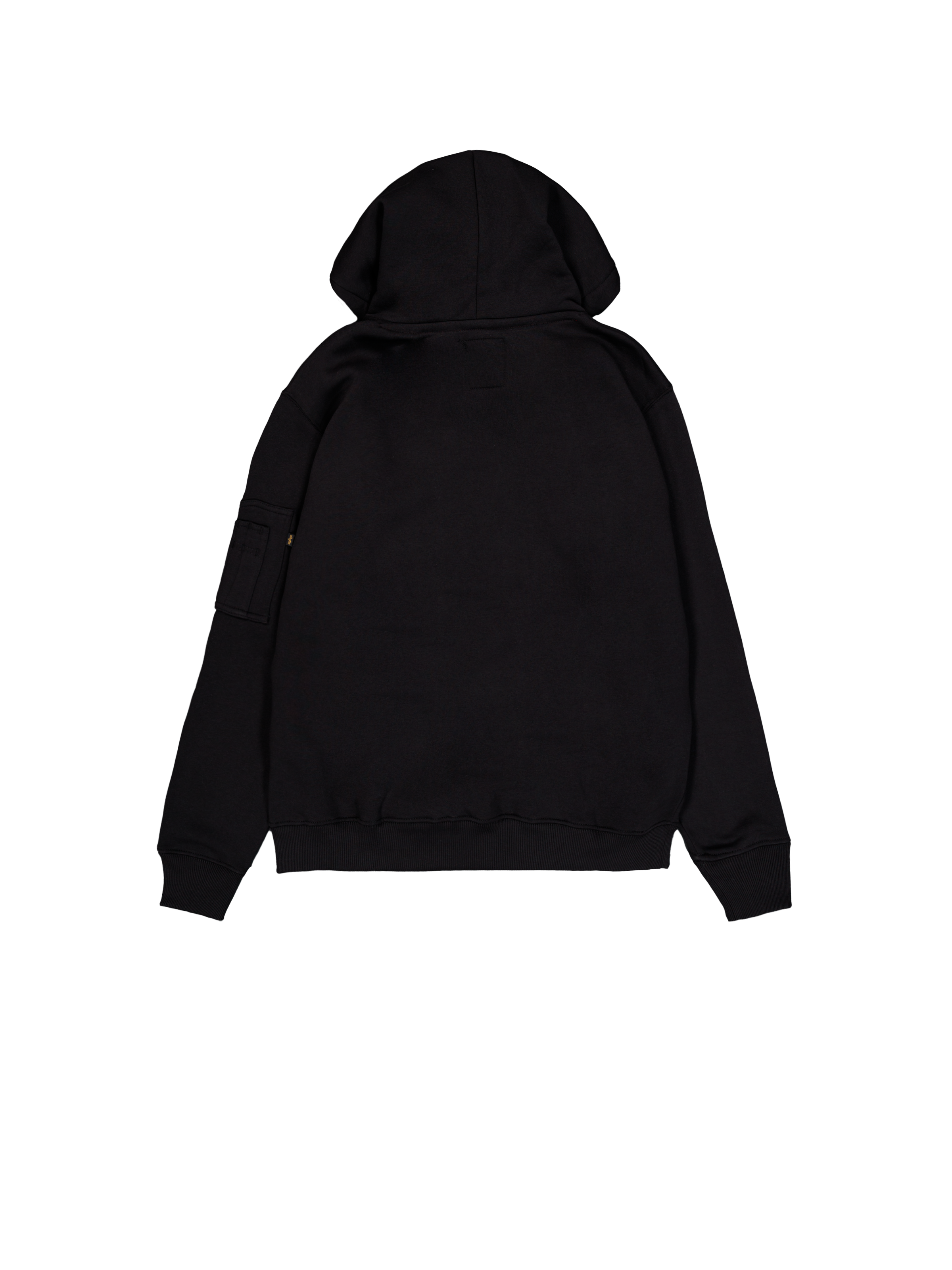 Alpha Puff Print Hoodie black 146338_03_1_flatlay_00002_118708