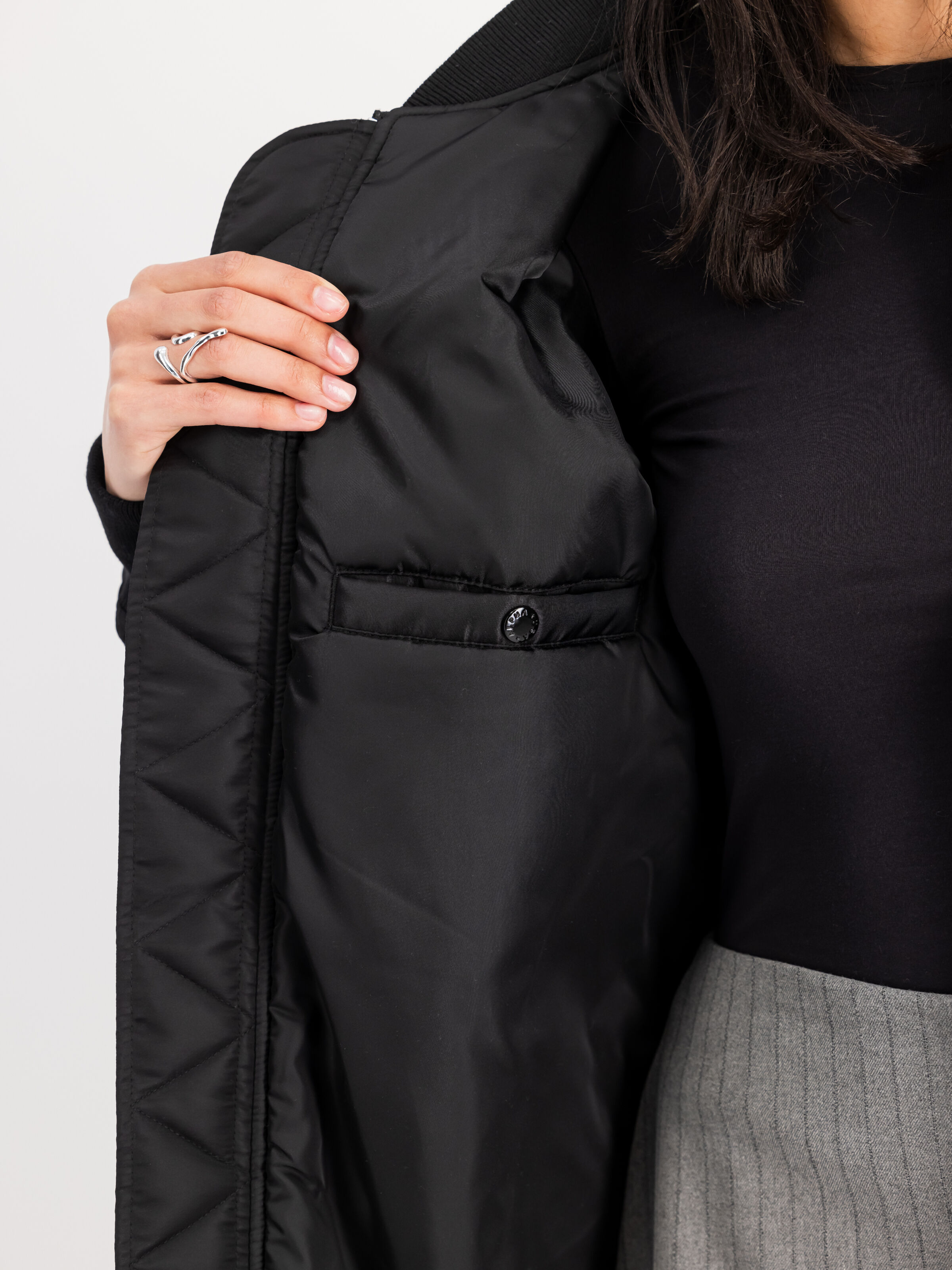 MA-1 Coat Bomber Jacket Women black 258011_03_3_detail_00002_165234
