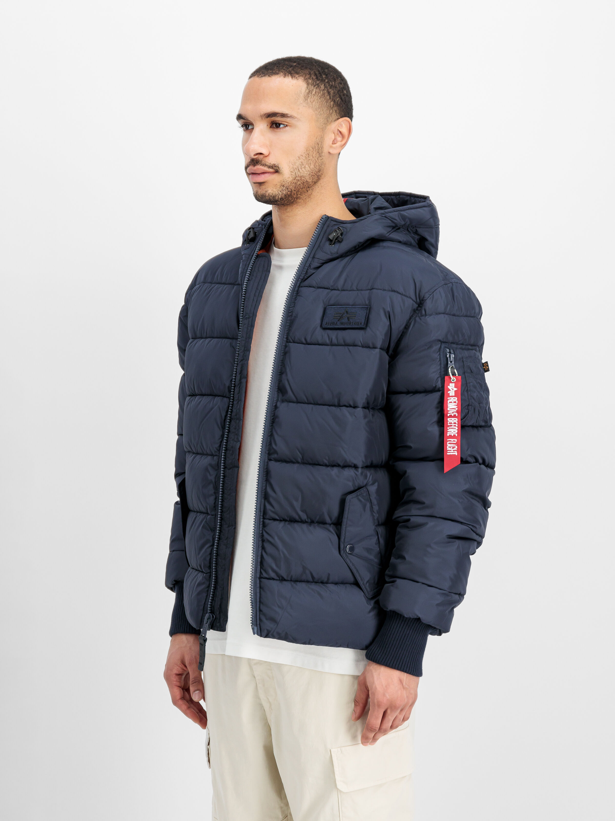 Hooded Puffer Alpha Faux Down Winter Jacket rep.blue 118113_07_2_model_00003_126193
