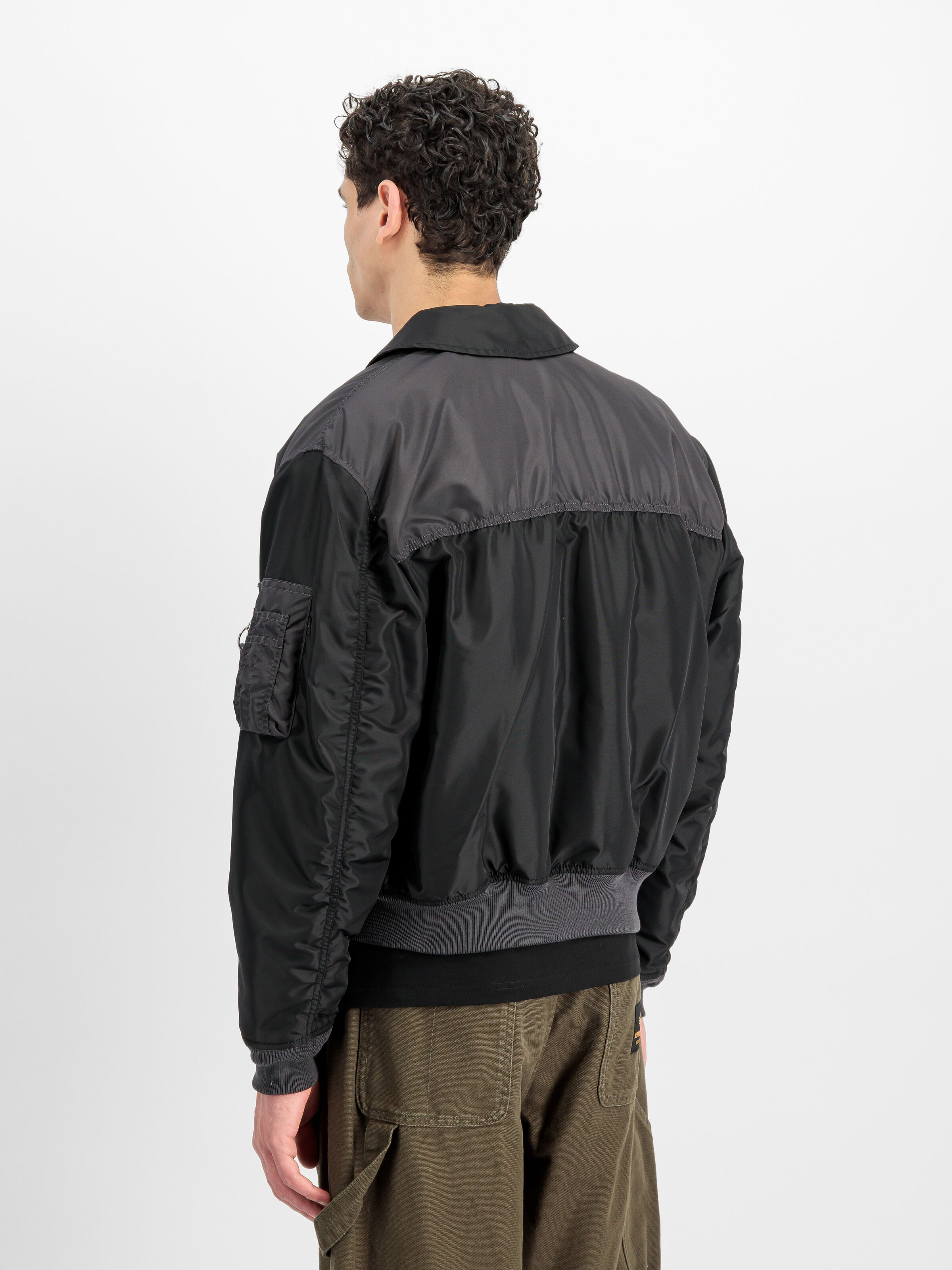 CWU-45/P Colorblock Bomber Jacket black 268126_03_2_model_00003_229061