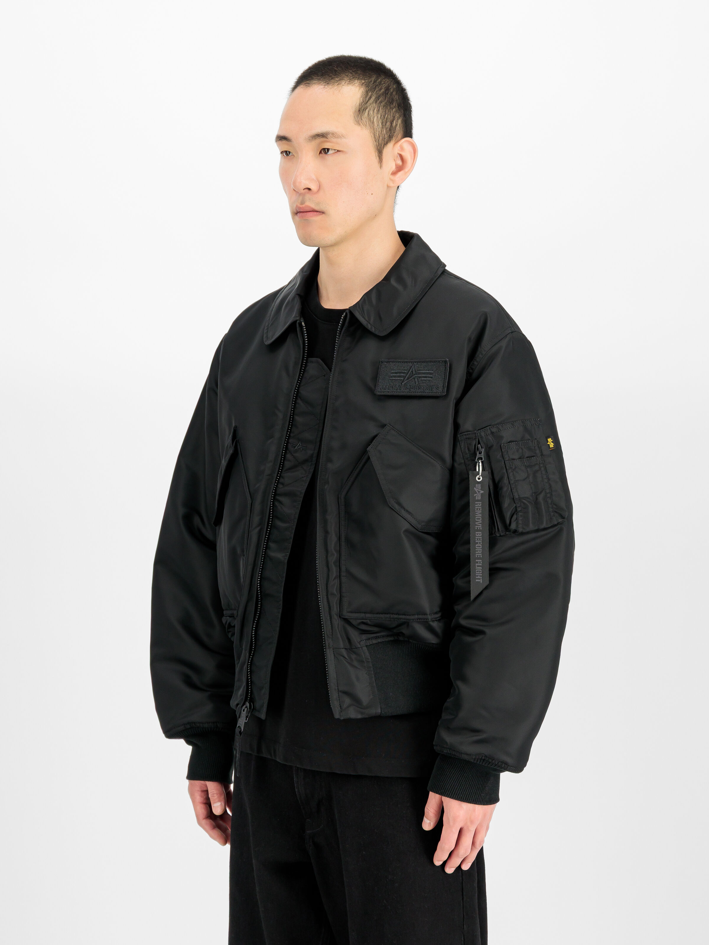 CWU-45 Heritage Bomber Jacket all black 100102_404_2_model_00002_243904