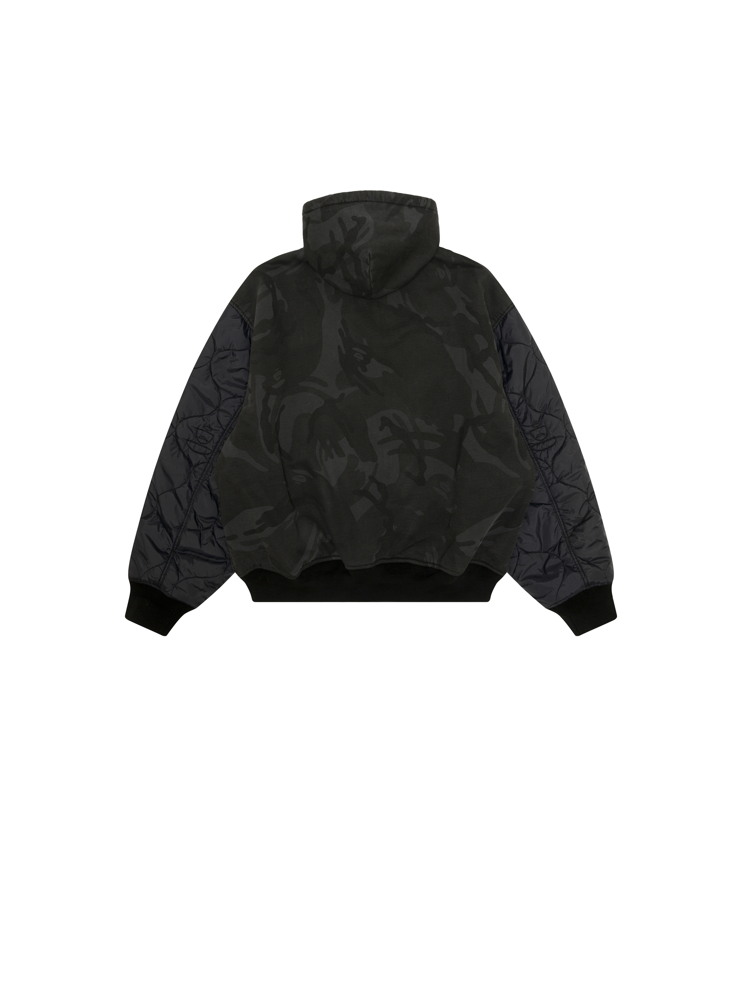 ALPHA X AAPE REVERSIBLE PADDED MA-1 QUILTED black 148171_03_1_flatlay_00004_150784