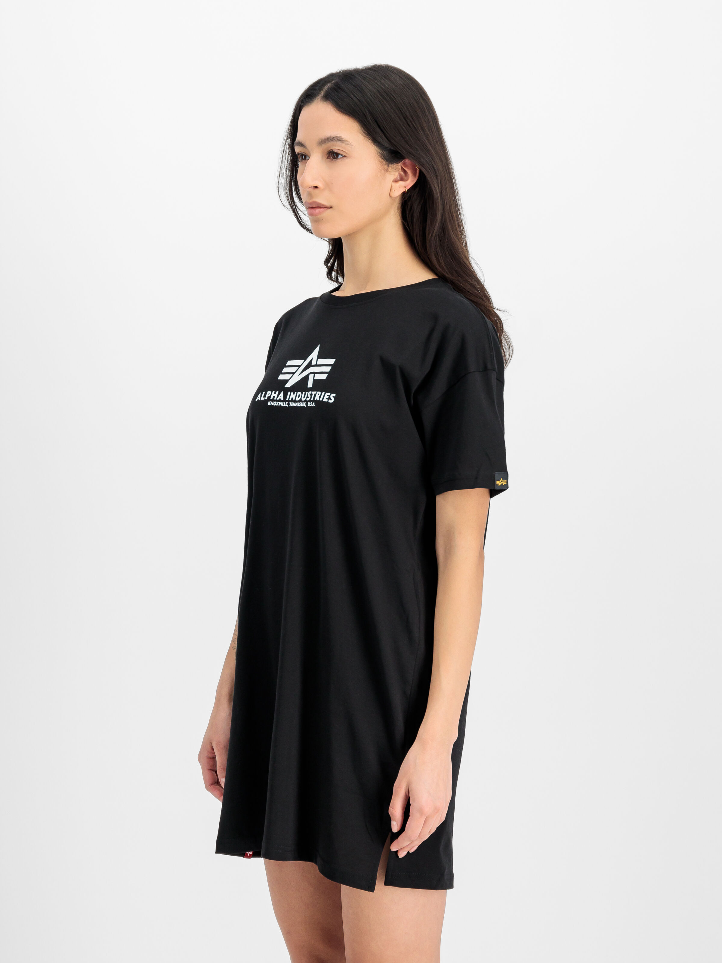 Basic Long T-Shirt Women black 116055_03_2_model_00002_154907