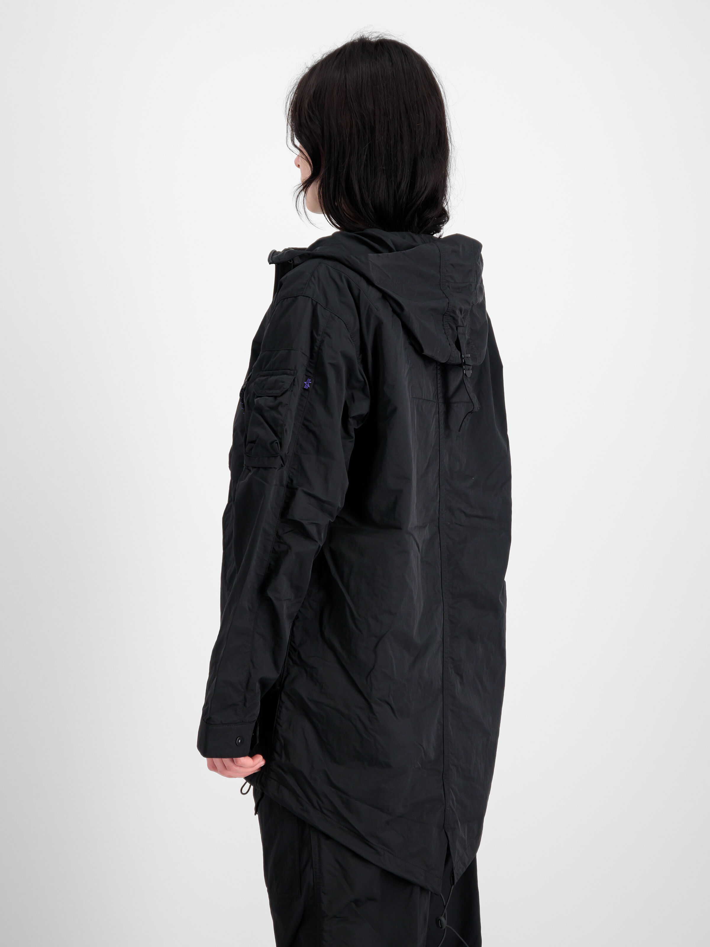 Utility UV Fishtail Jacket black 146117UV_03_2_model_00004_102856