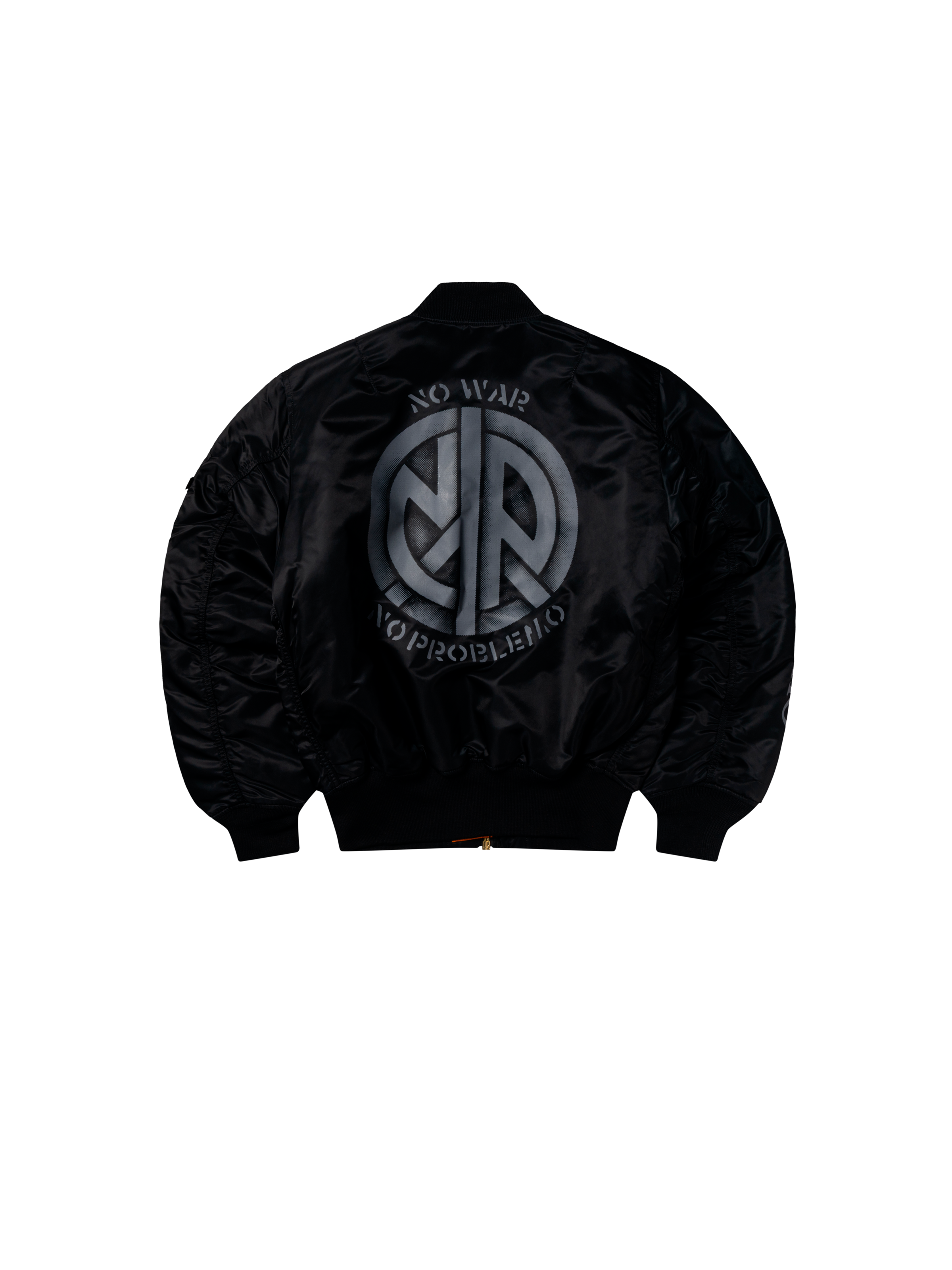 ALPHA X NO PROBLEMO NO WAR MA-1 black 258160_03_1_flatlay_00002_194071