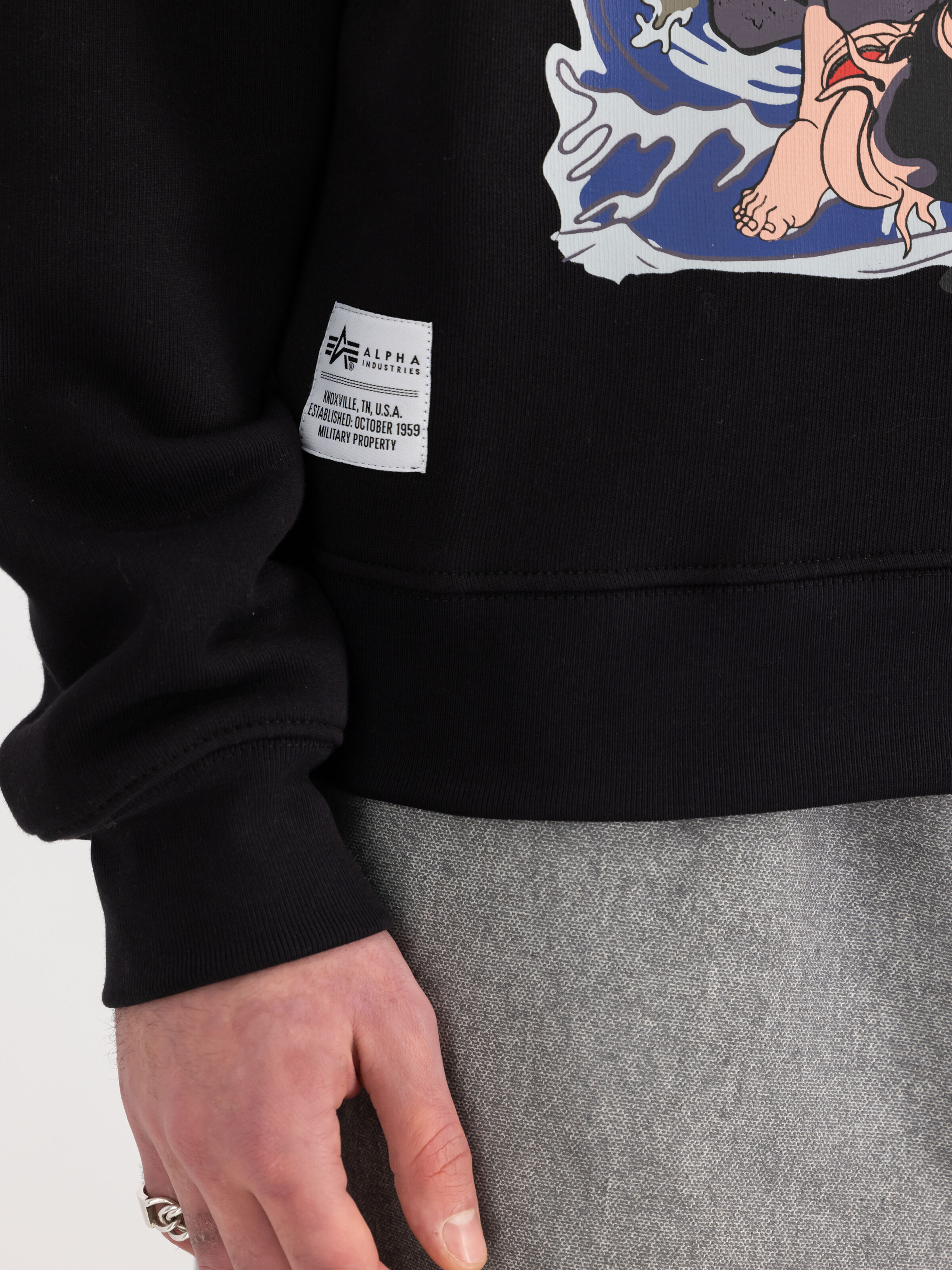 Japan Warrior Sweatshirt black 146300_03_00006_181629