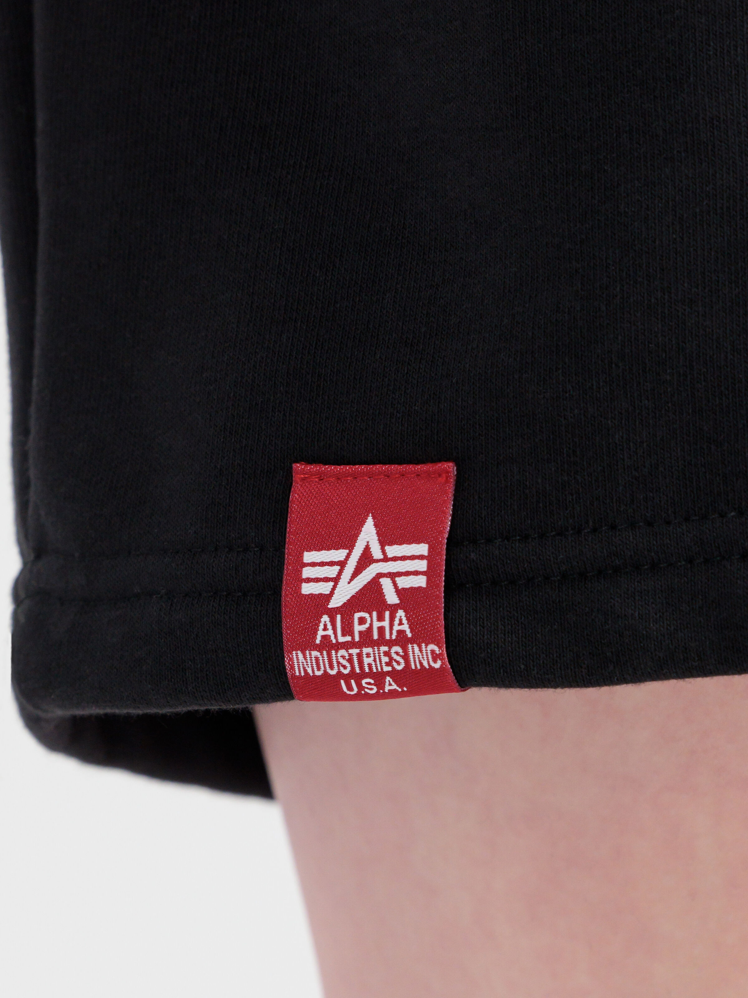 Hoodie Glitter Women Dress black 136042G_03_alpha_industries_hoody_dress_wmn_005_208802