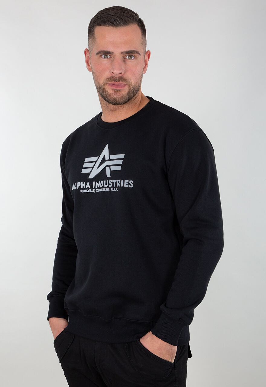 Basic Reflective Print Sweatshirt black 178302RP_03_alphaindustries_basic_sweater_001_123366.jpg