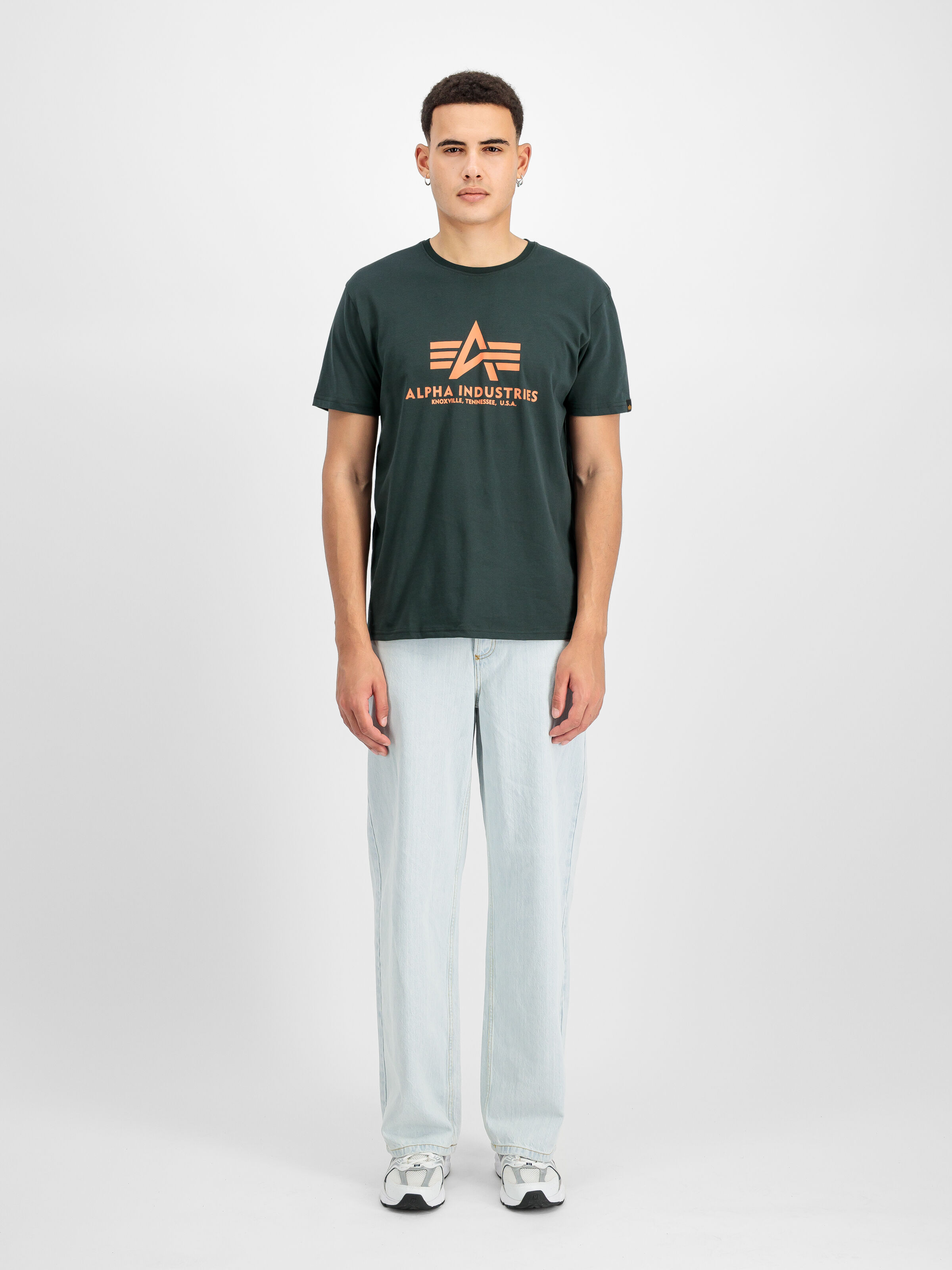 Basic Big Logo T-Shirt dark petrol 100501_353_2_model_00001_184821
