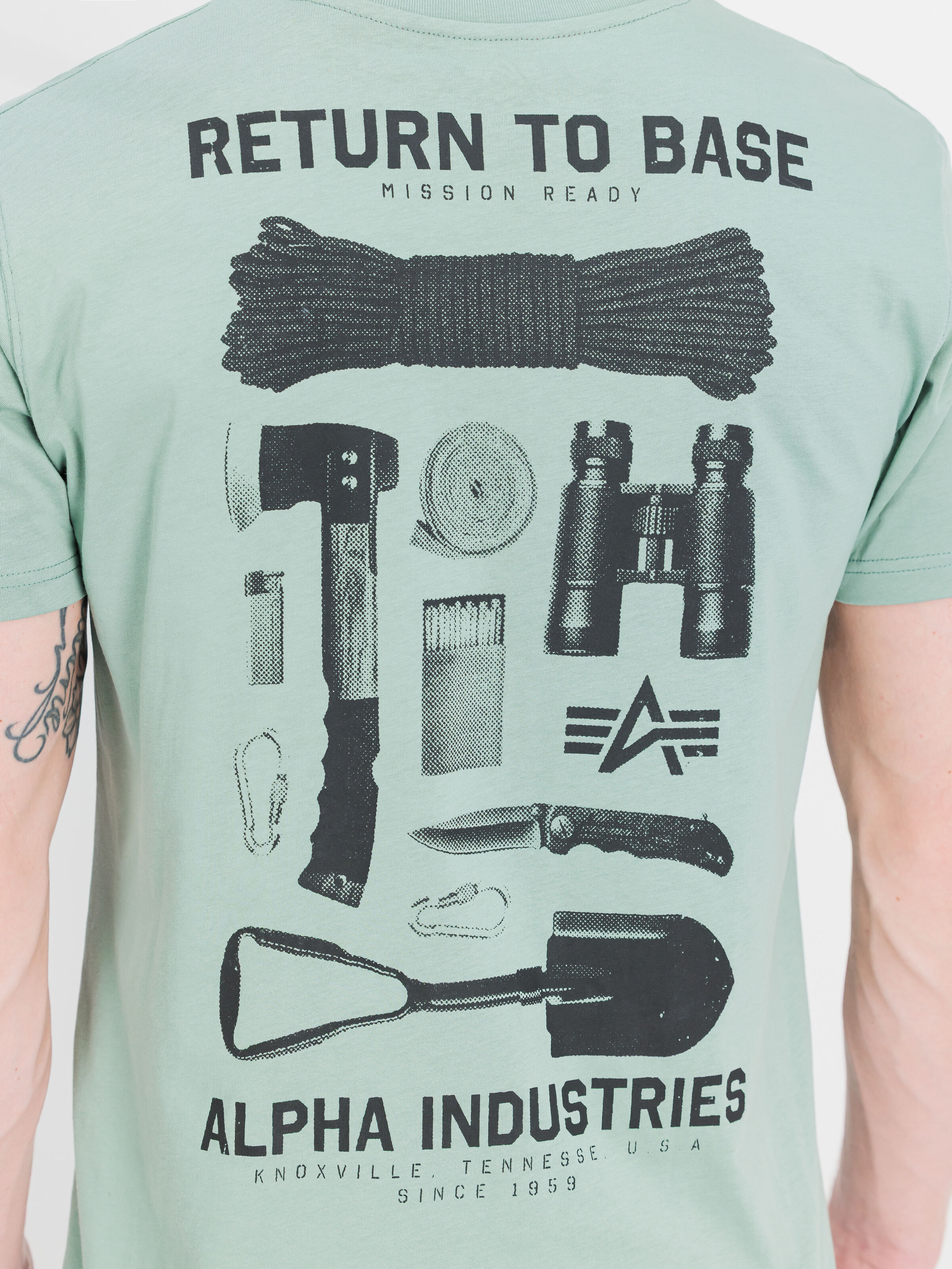 Return To Base T-Shirt frost green 266506_30_3_detail_00002_213075