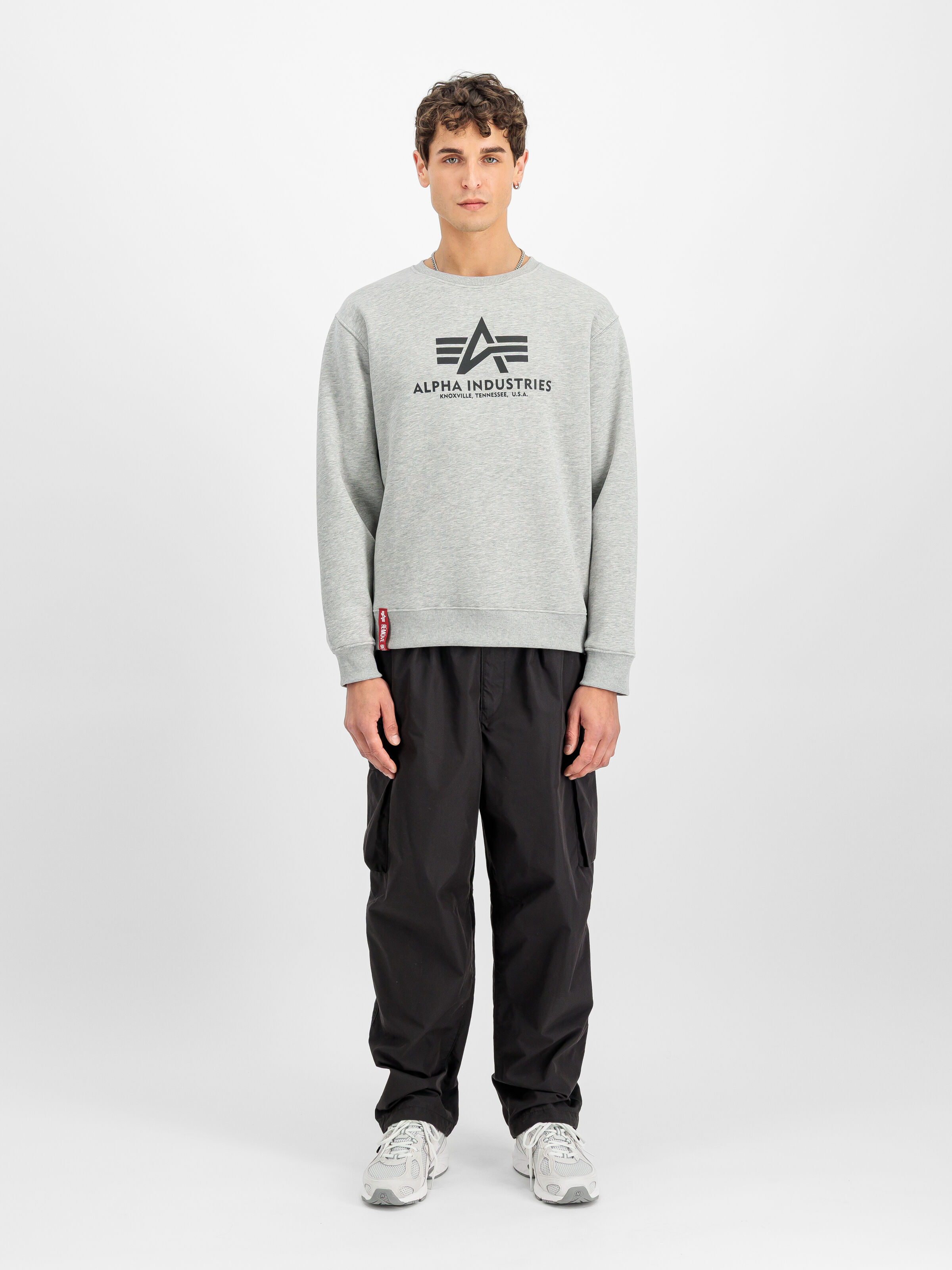 Basic Big Logo Sweatshirt grey heather 178302_17_2_model_00001_189779