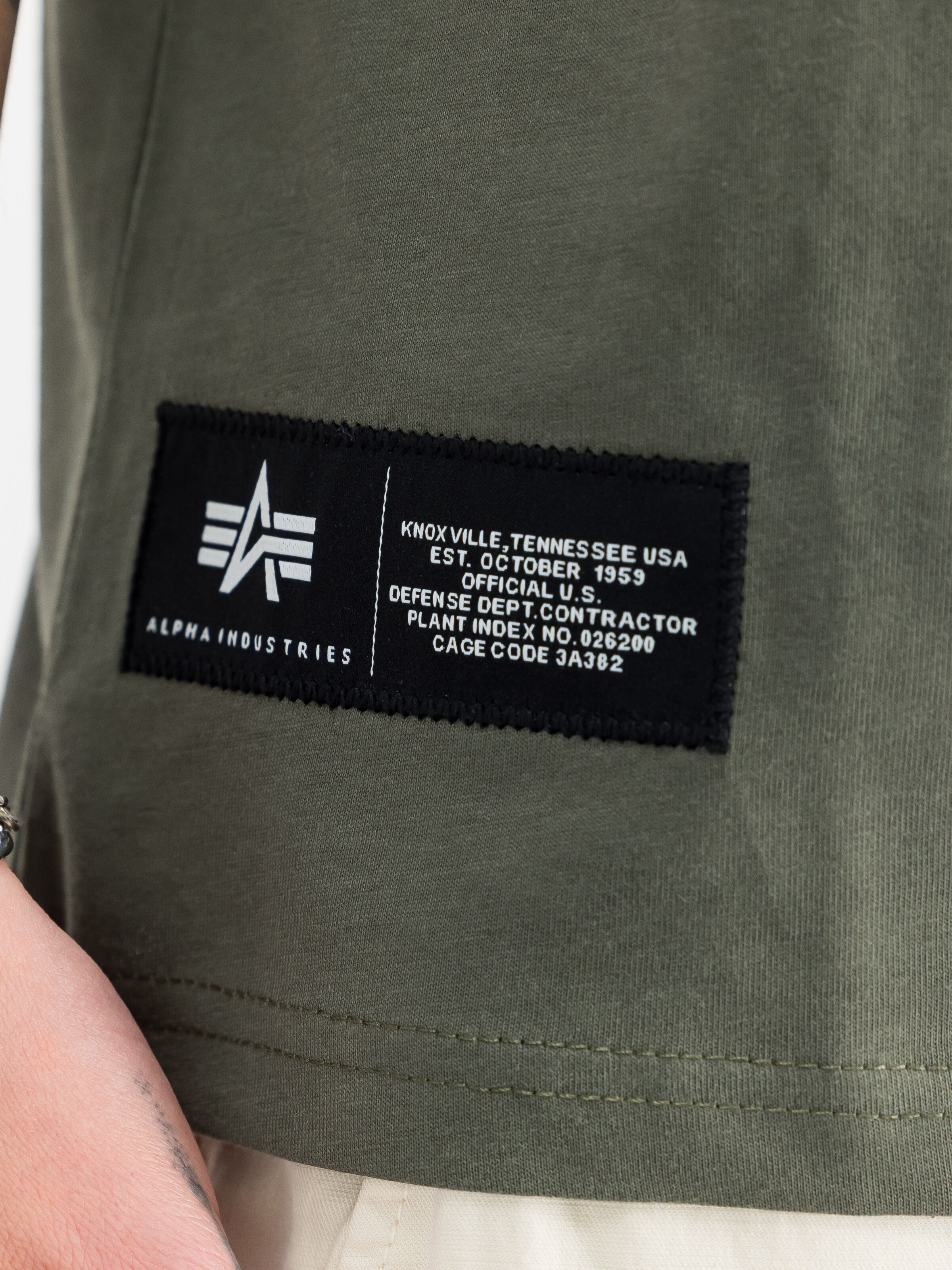 Label Backprint T-Shirt dark olive 258505_142_3_detail_00002_173768