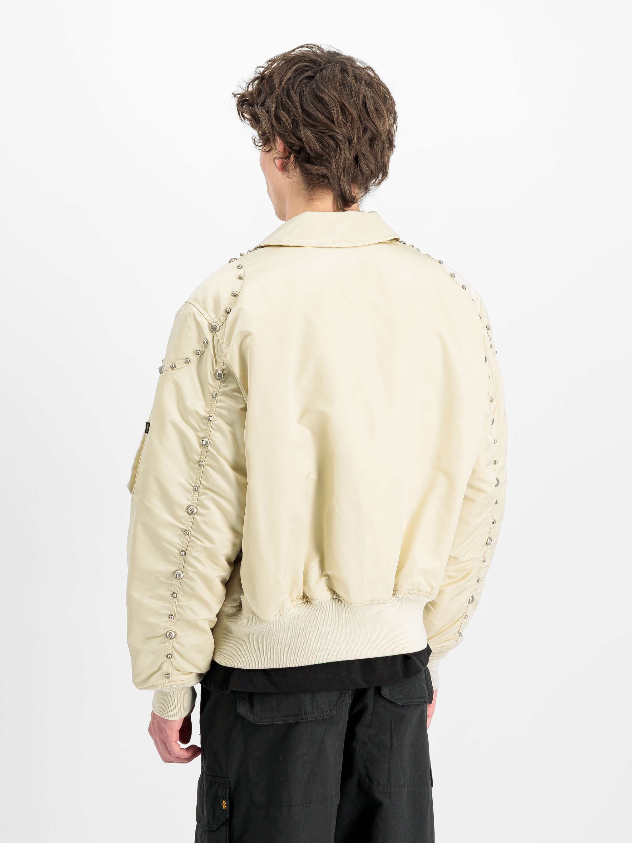 ALPHA x THUG CLUB CWU-45P RIVET Bomber Jacket vintage white 258150_300_2_model_00004_209956