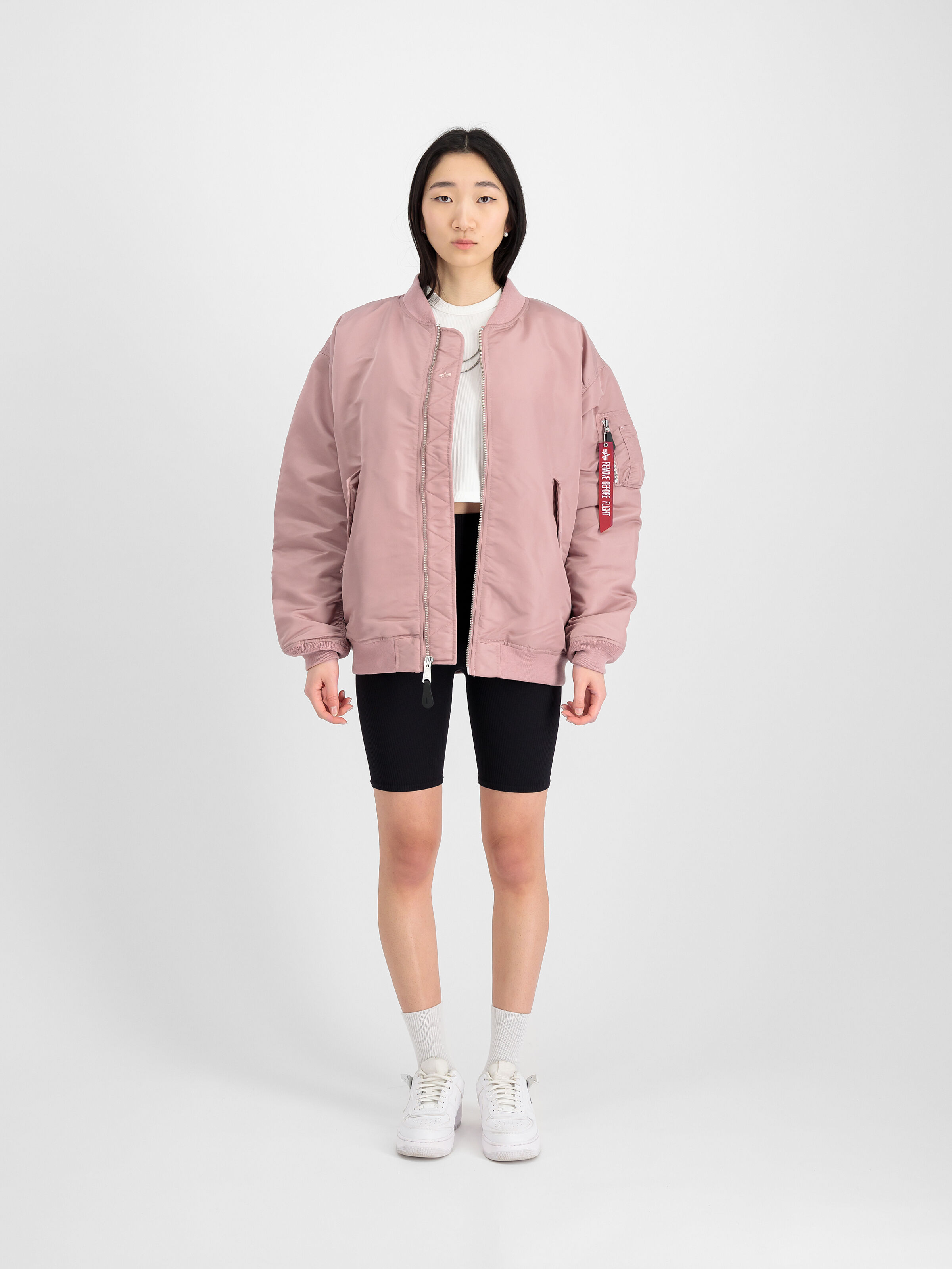 MA-1 Core Bomber Jacket Women silver pink 108010_397_2_model_00001_122089