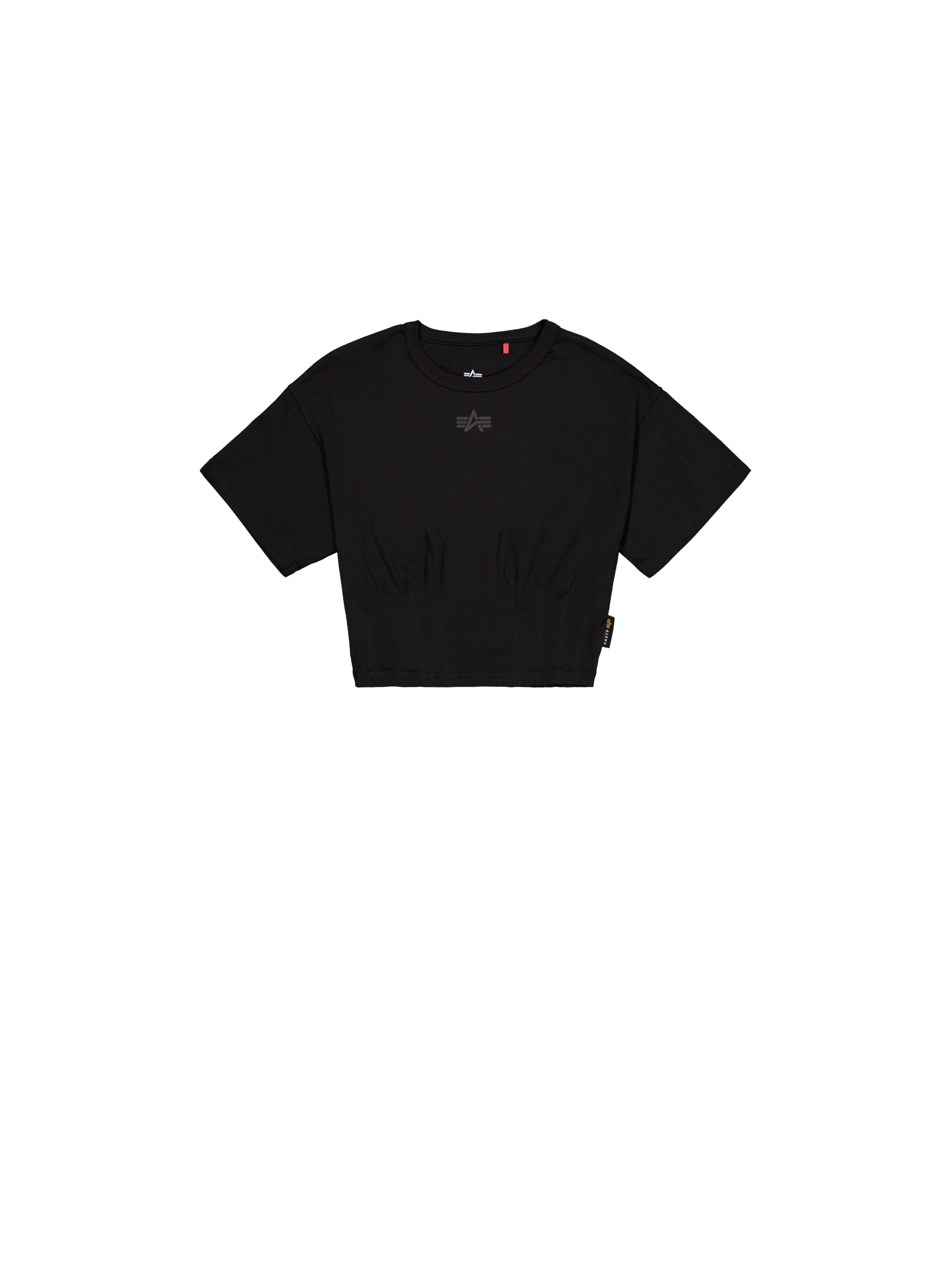 Waisted T-Shirt Women black