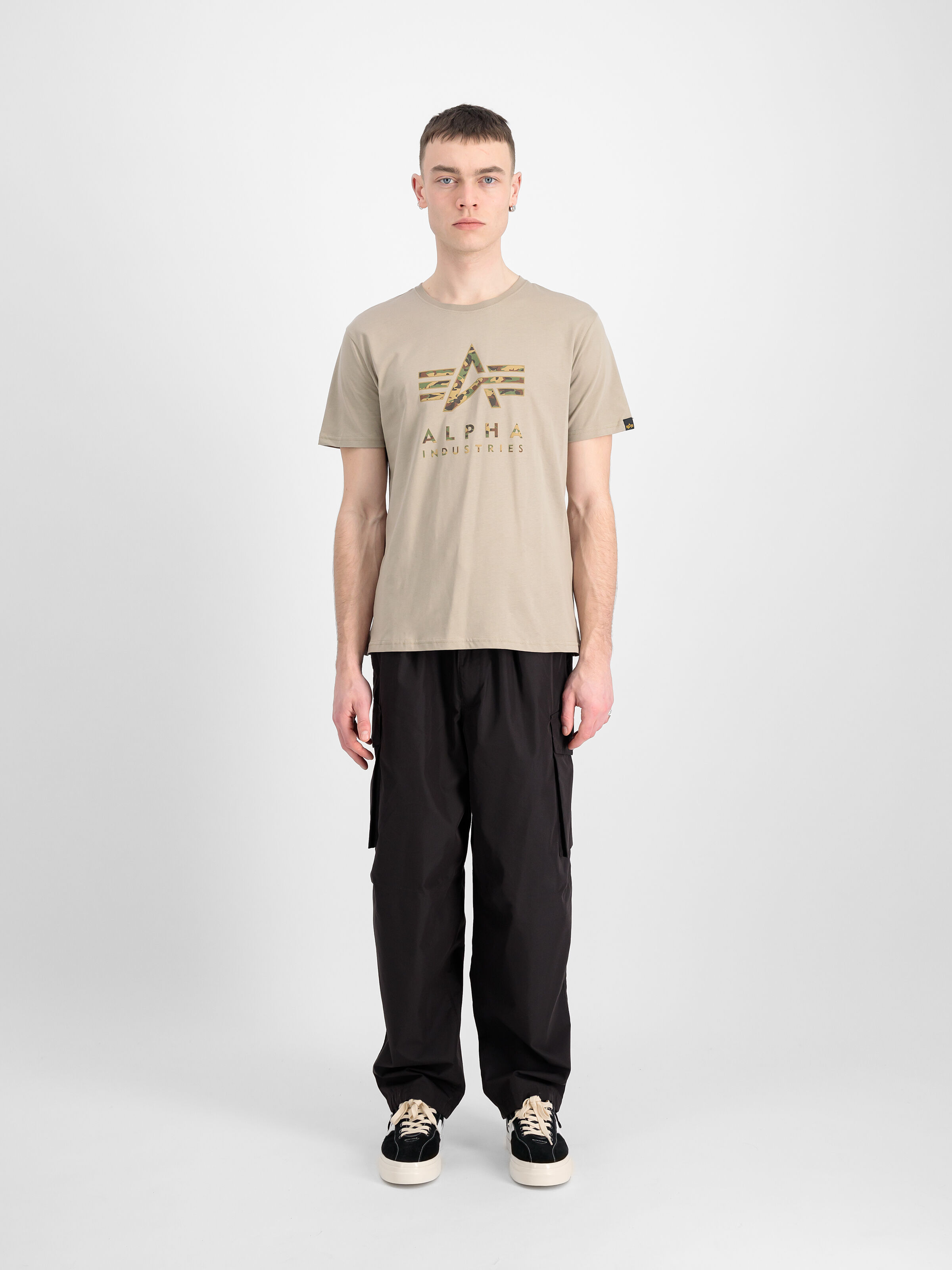 Camo Puff Print T-Shirt vintage sand 146506_679_2_model_00001_129922