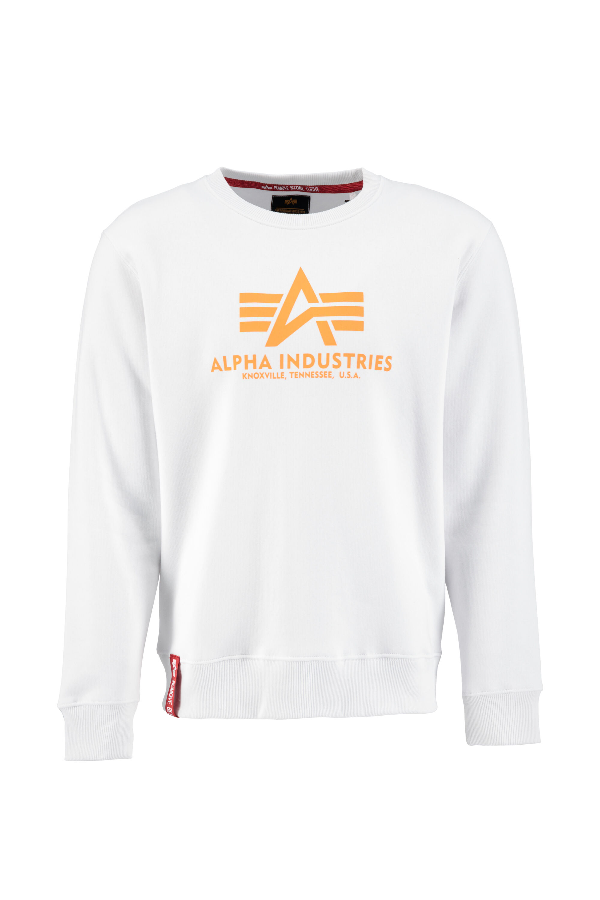 Basic Neon Print Sweatshirt white/neon orange 178302NP_480_122852.jpg