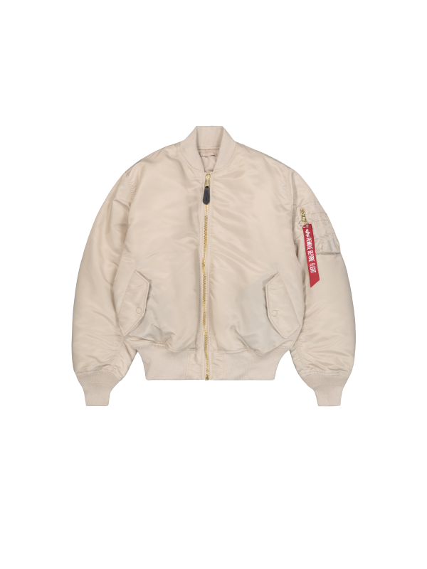 ALPHA INDUSTRIES Giacca Bomber Uomo Slim Fit | Nylon Flight Premium | Colletto A Coste | Dettaglio Remove Before Flight