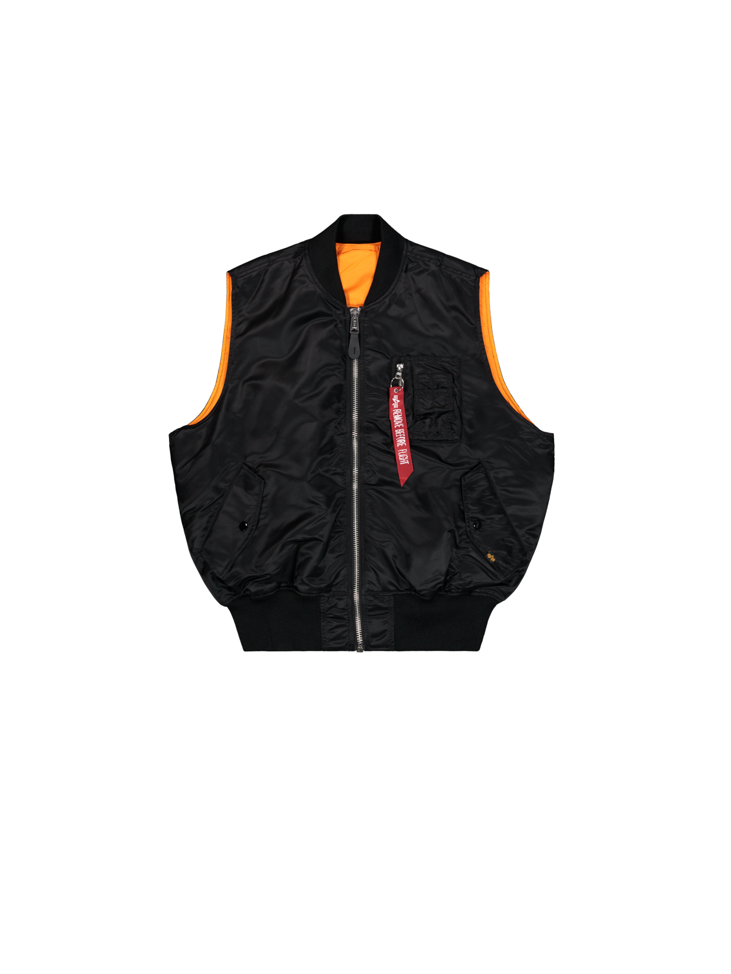 Alpha Industries Polar faux fur trim hooded bomber jacket in black